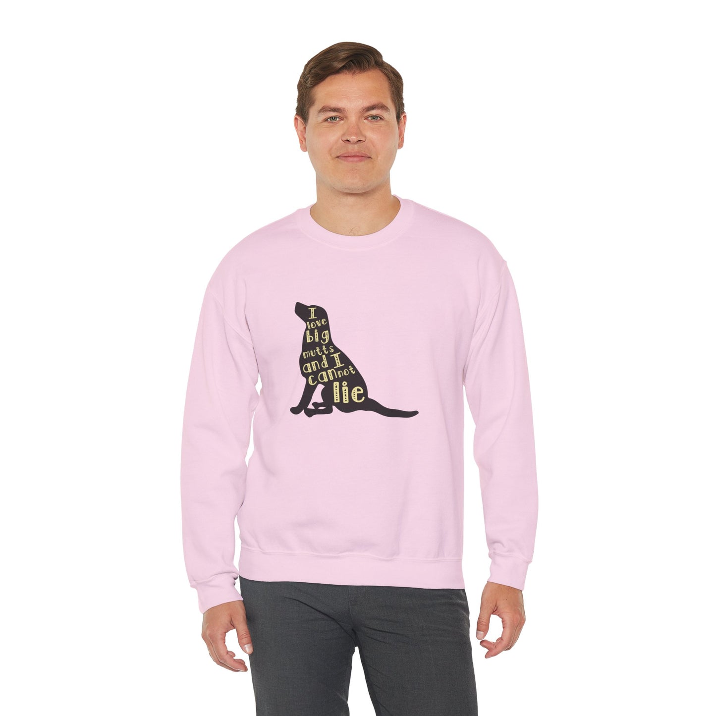 I Love Big Mutts and I Cannot Lie - Unisex Heavy Blend™ Crewneck Sweatshirt