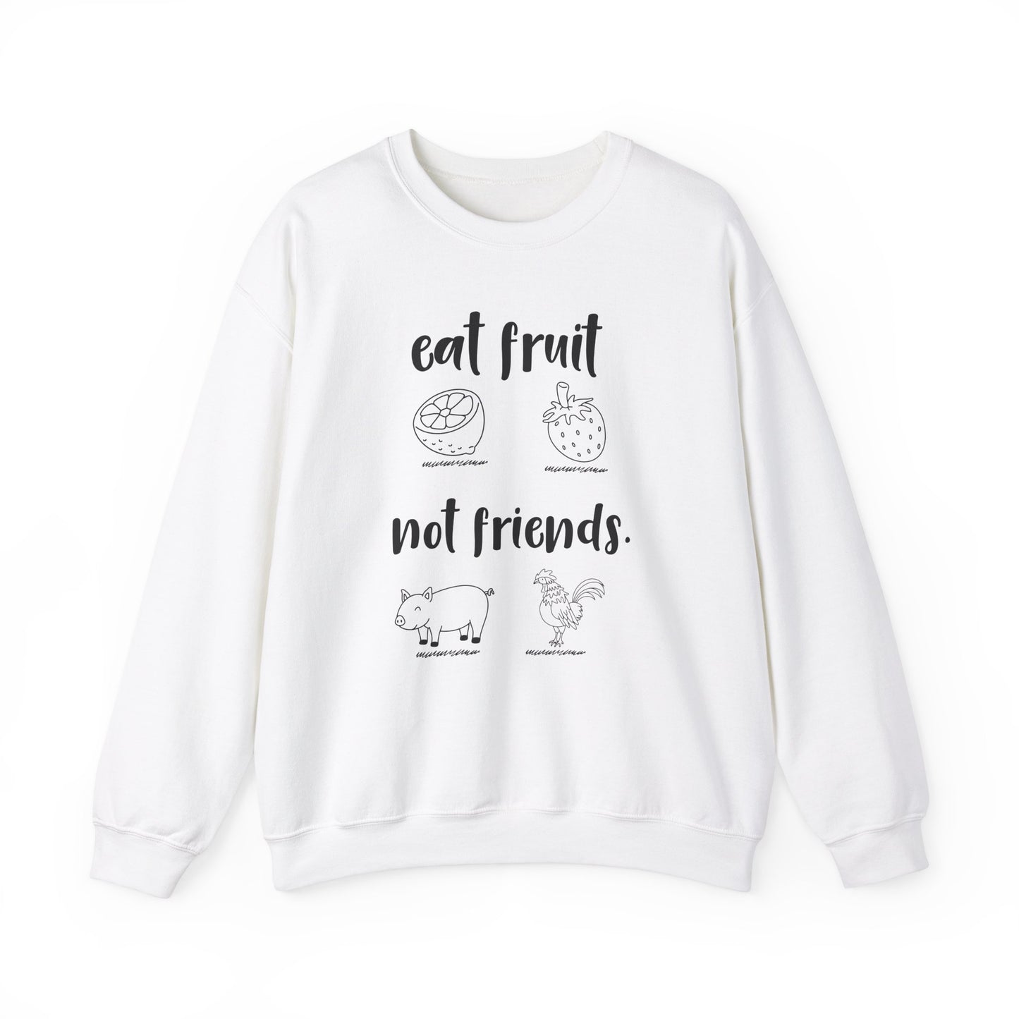 Eat Fruits, Not Friends - Unisex Heavy Blend™ Crewneck Sweatshirt