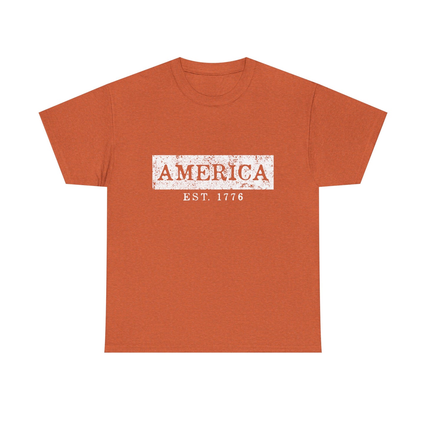 Patriotic Unisex Tee - America EST 1776, Vintage Style Shirt, Independence Day Gift, Casual Wear, Gifts for Him/Her - 13736