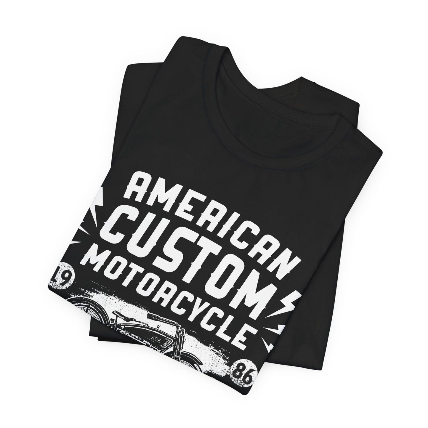 American Custom Motorcycle - Unisex Jersey Short Sleeve Tee - 13402