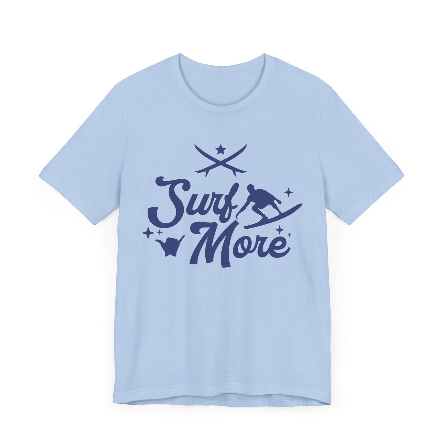 Surf More - Unisex Jersey Short Sleeve Tee - 13135