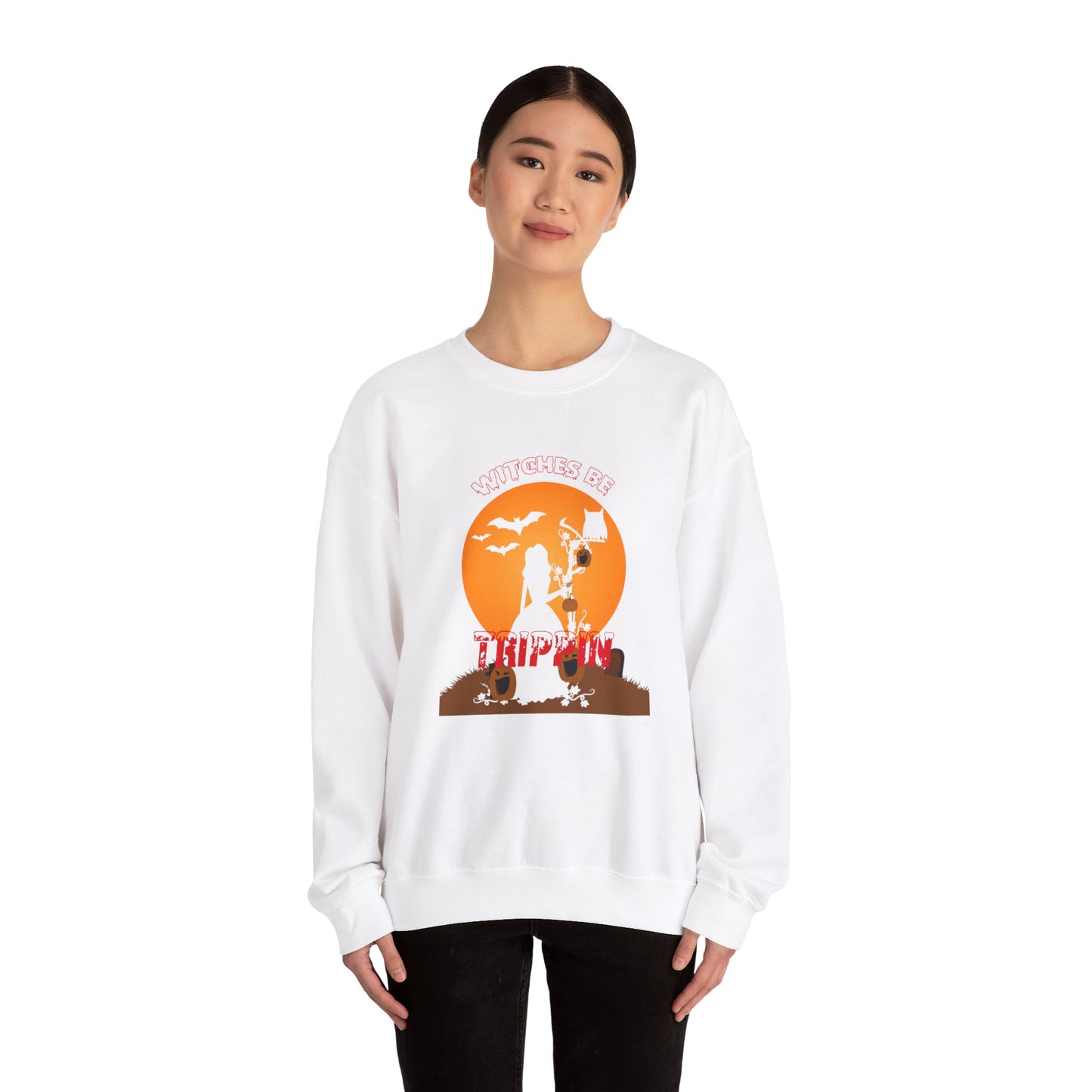 Witches Be Trippin - Unisex Heavy Blend™ Crewneck Sweatshirt