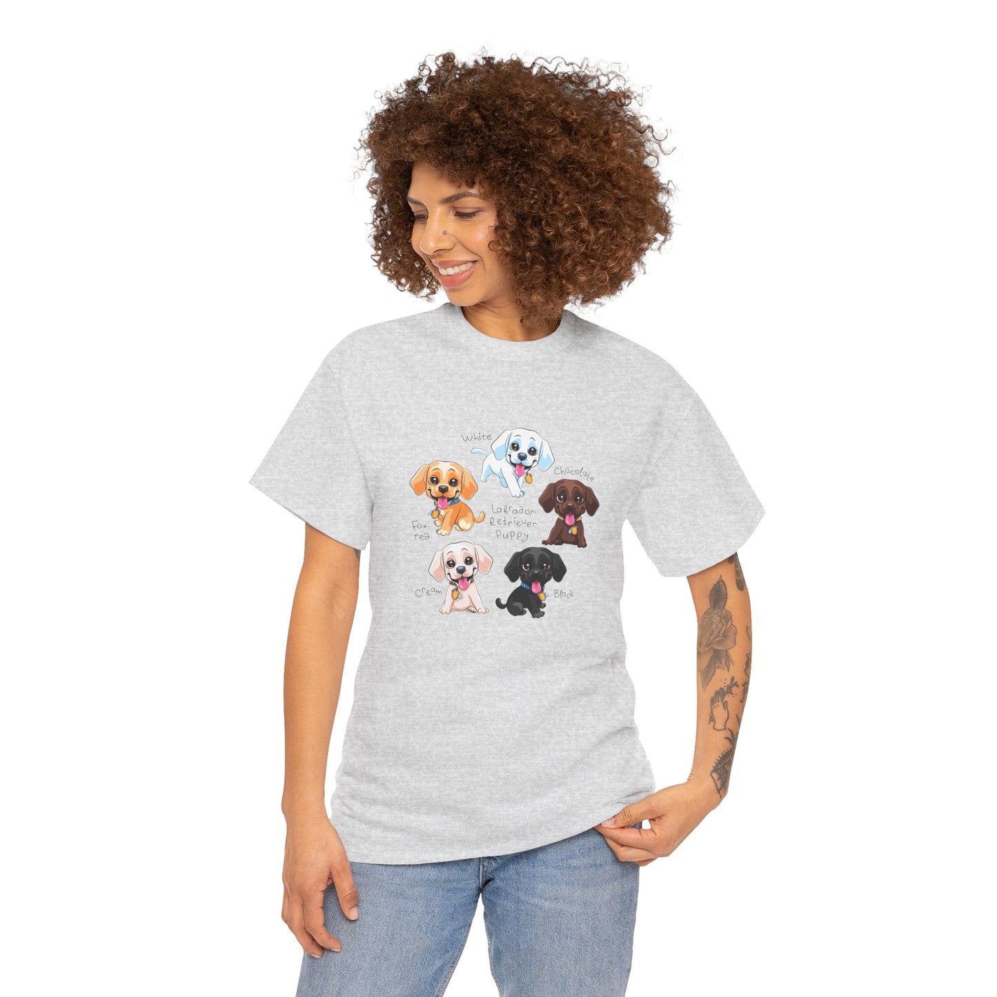 Puppies - Unisex Heavy Cotton Tee - 10277