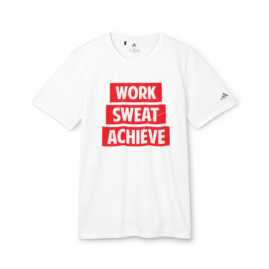 Work Sweat Achieve - Adidas Unisex Sport T-shirt