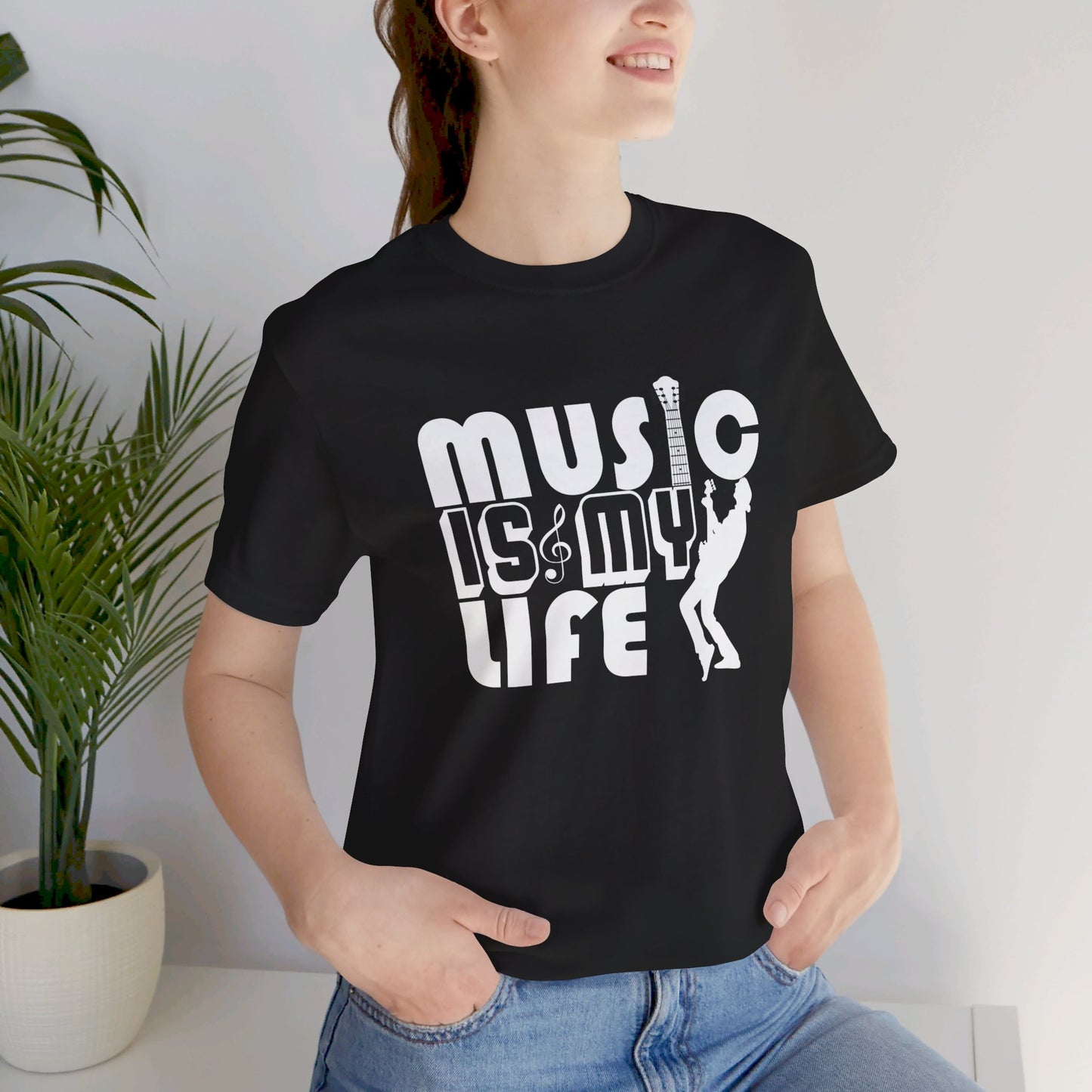 Music Is My Life - Unisex Jersey Short Sleeve Tee