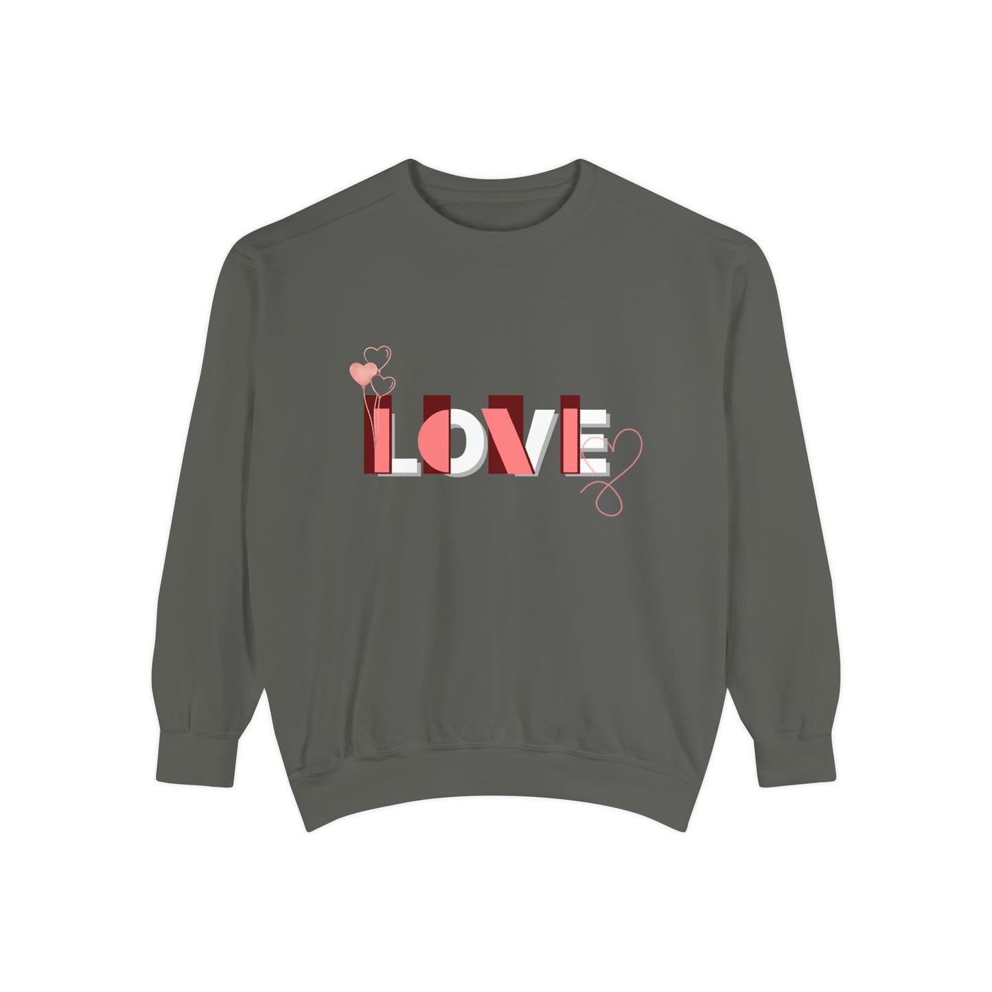 love - Unisex Garment-Dyed Sweatshirt - 11022