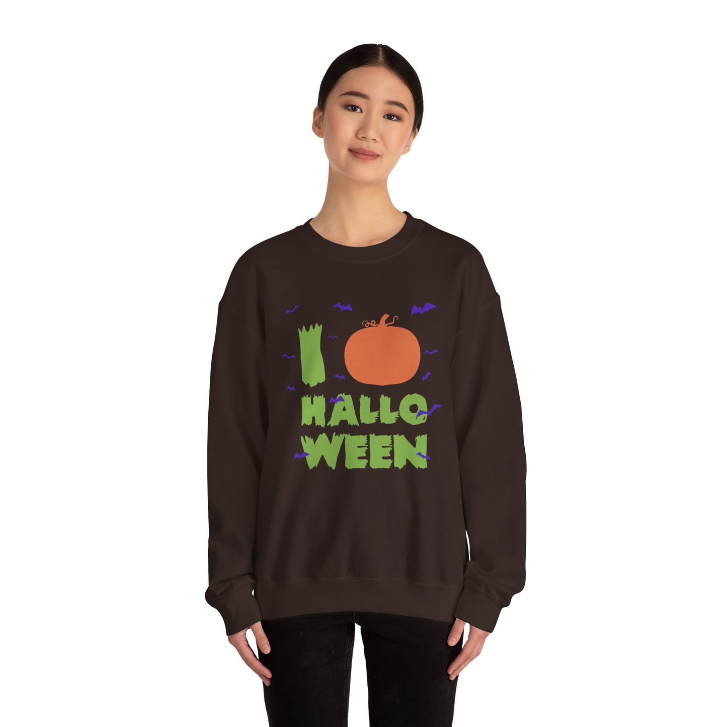 I Love Halloween - Unisex Heavy Blend™ Crewneck Sweatshirt - 13807