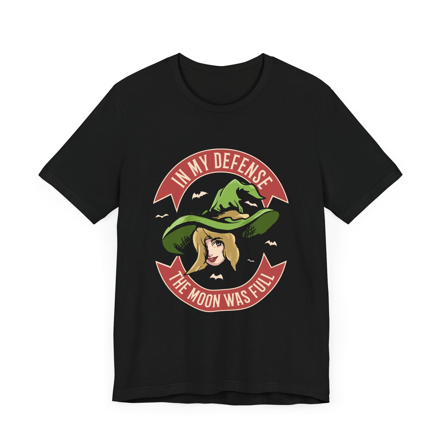 Halloween: In My Defense, The Moon Was Full - Unisex Jersey Short Sleeve Tee - 12923