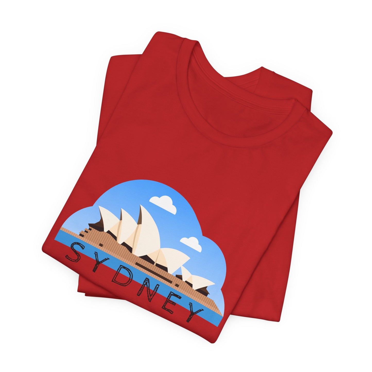 Sydney Graphic Unisex Jersey Tee - Coastal Vibes T-Shirt - 12044