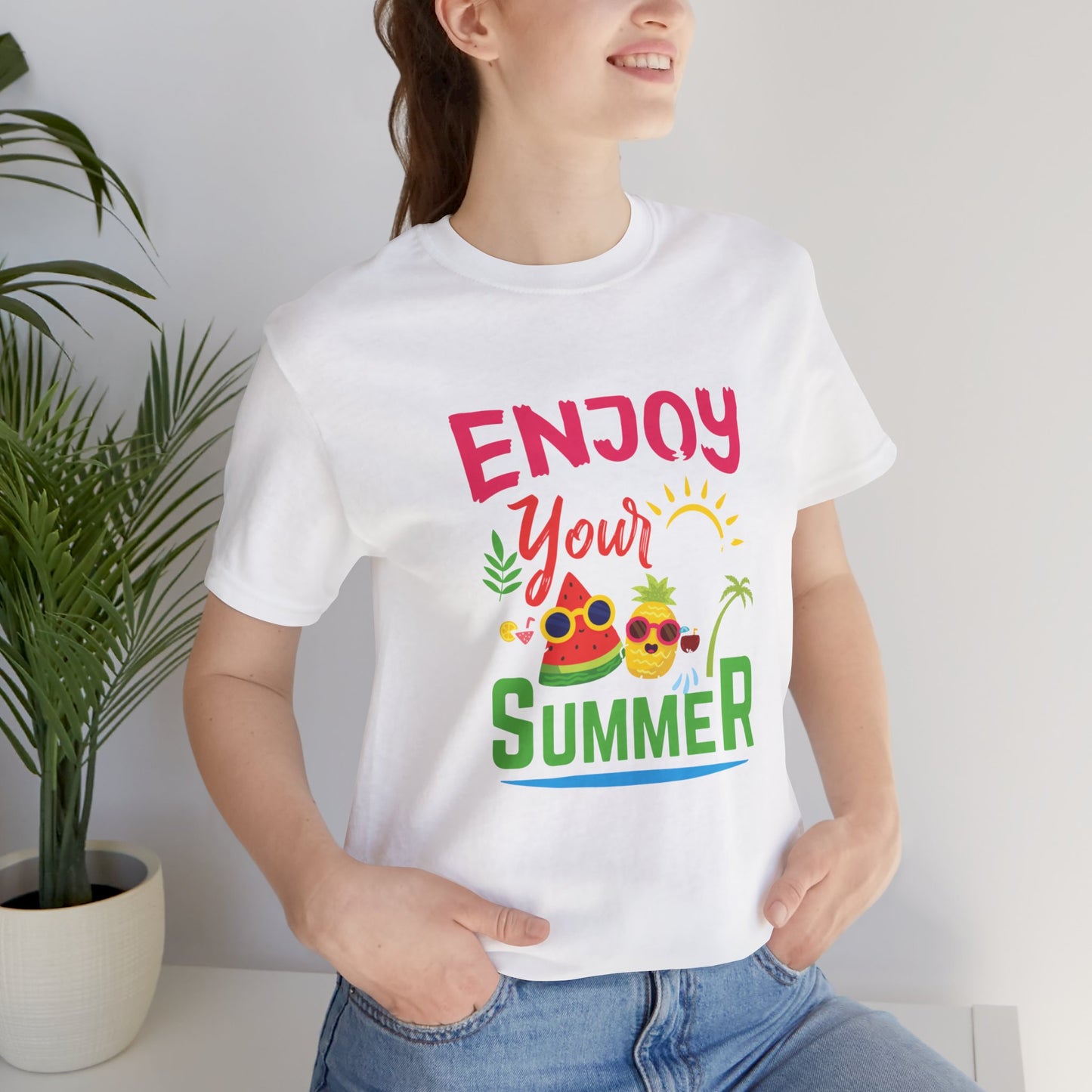 Enjoy Your Summer - Unisex Jersey Short Sleeve Tee