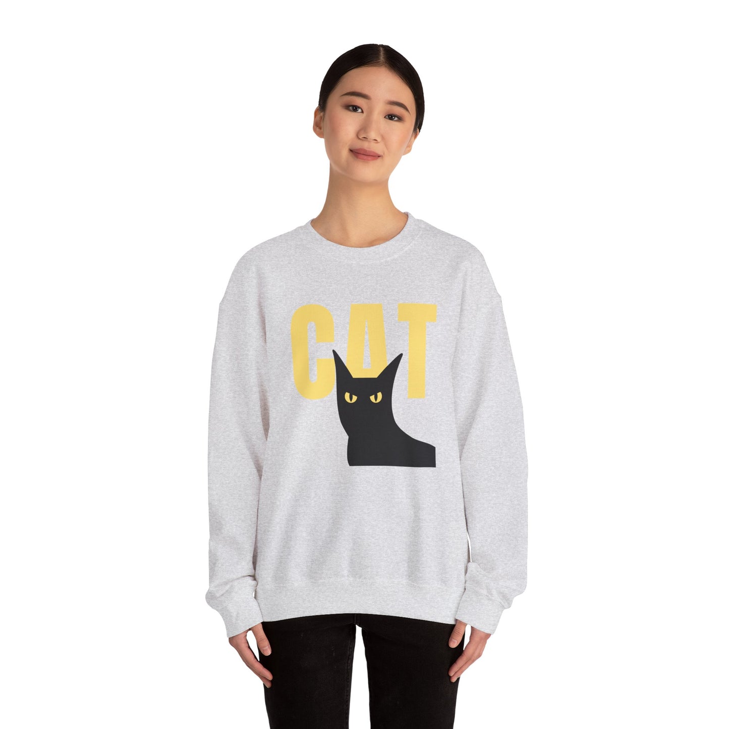 Black Cat - Unisex Heavy Blend™ Crewneck Sweatshirt