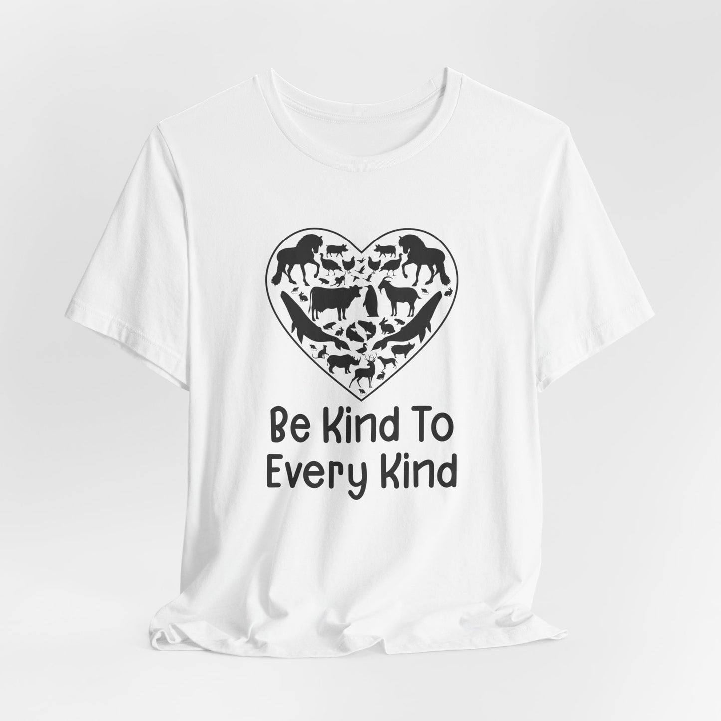 Vegan: Be Kind To Every Kind - Unisex Jersey Short Sleeve Tee