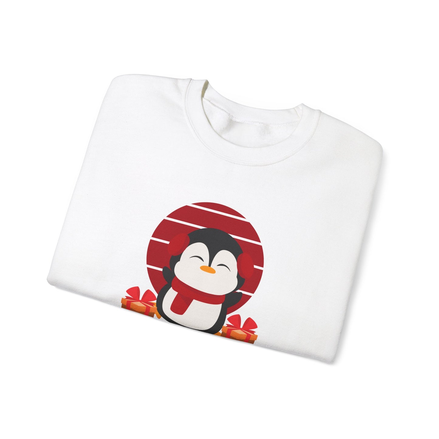 Penguin, Merry Christmas - Unisex Heavy Blend™ Crewneck Sweatshirt