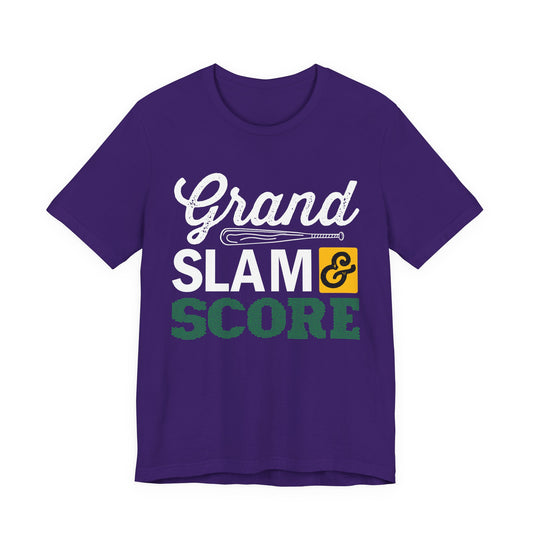 Baseball: Grand Slam & Score - Unisex Jersey Short Sleeve Tee - 13862