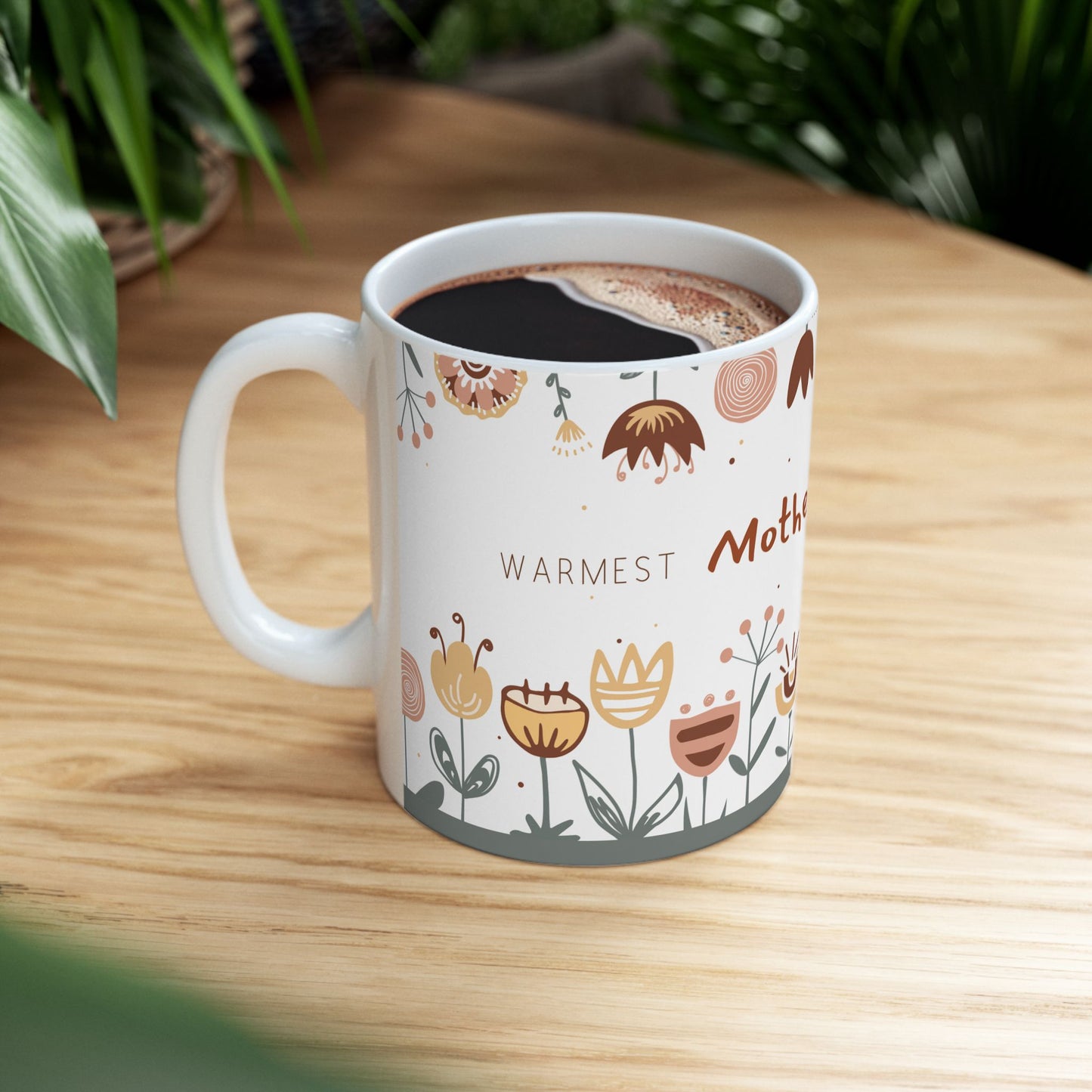Warmest Mother's Day Wishes, Customizable - Ceramic Mug, (11oz, 15oz) - 10898