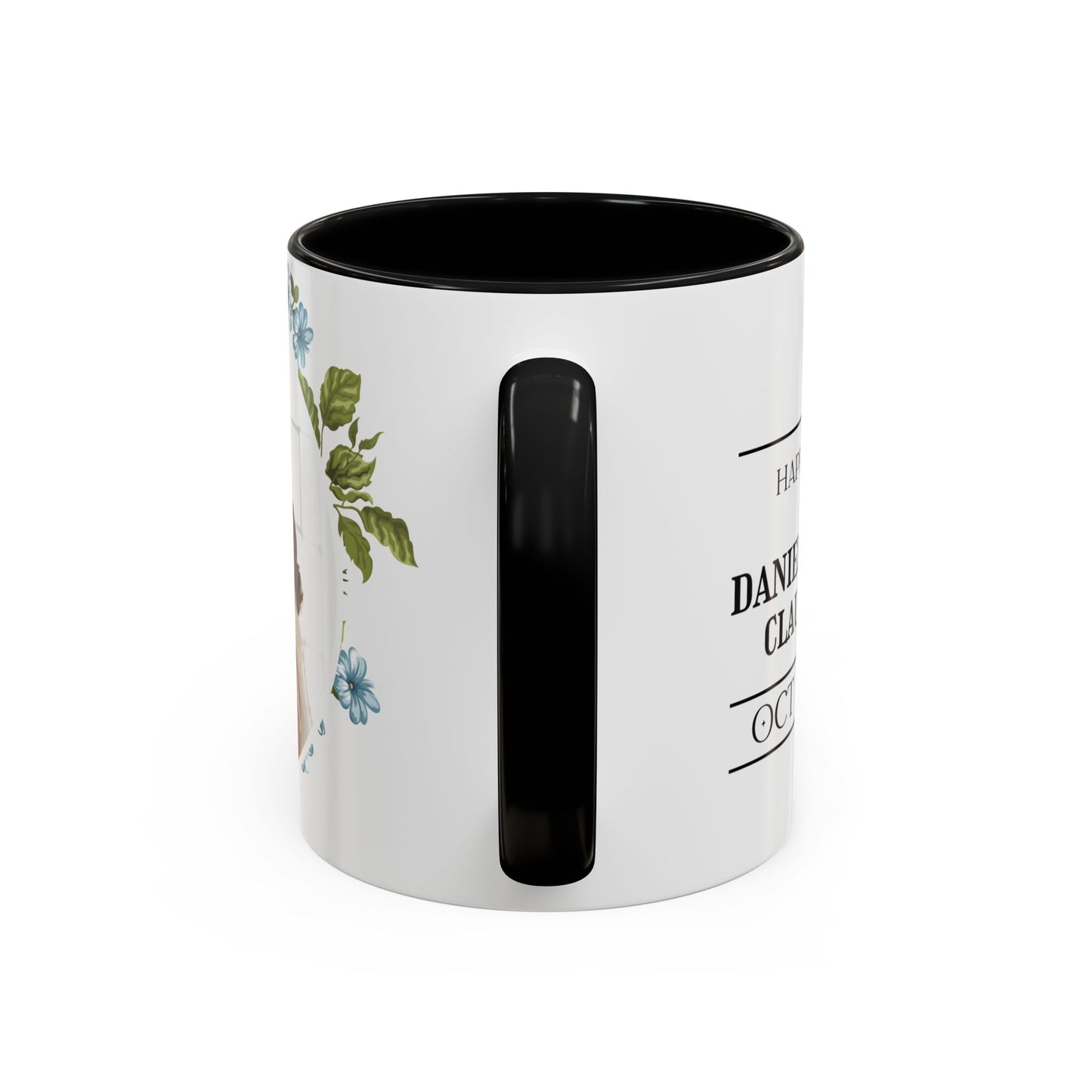 Happy Wedding, Details Customizable - Accent Coffee Mug (11, 15oz) - 10928