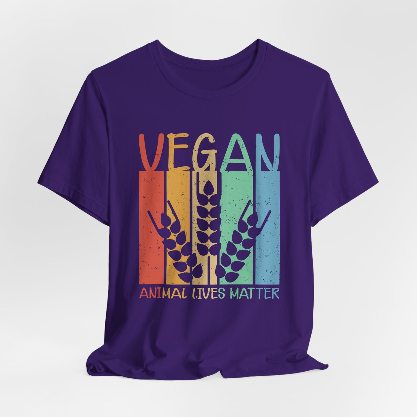 Vegan: Animal Lives Matter - Unisex Jersey Short Sleeve Tee - 12069