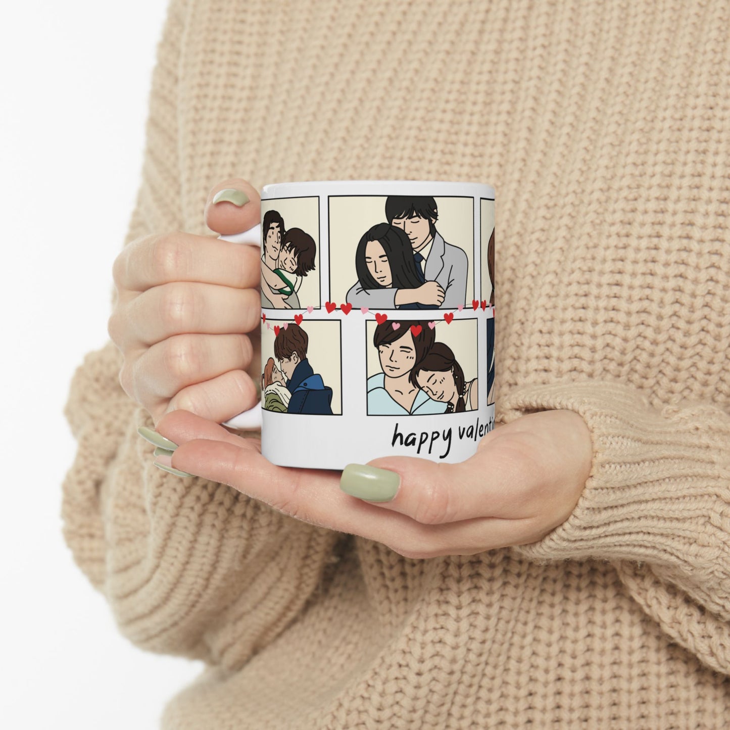 Happy Valentine's Day - Ceramic Mug, (11oz, 15oz) - 11575