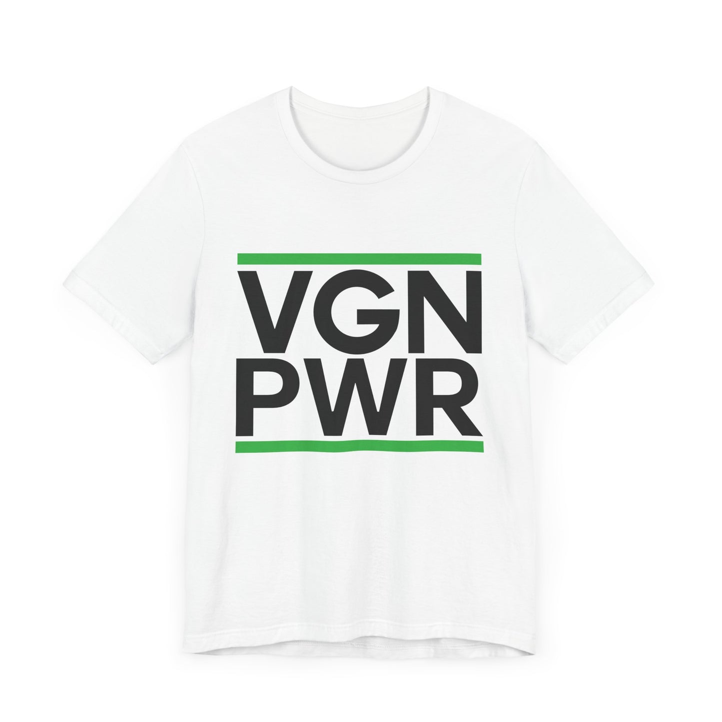 Vegan: VGN PWR - Unisex Jersey Short Sleeve Tee