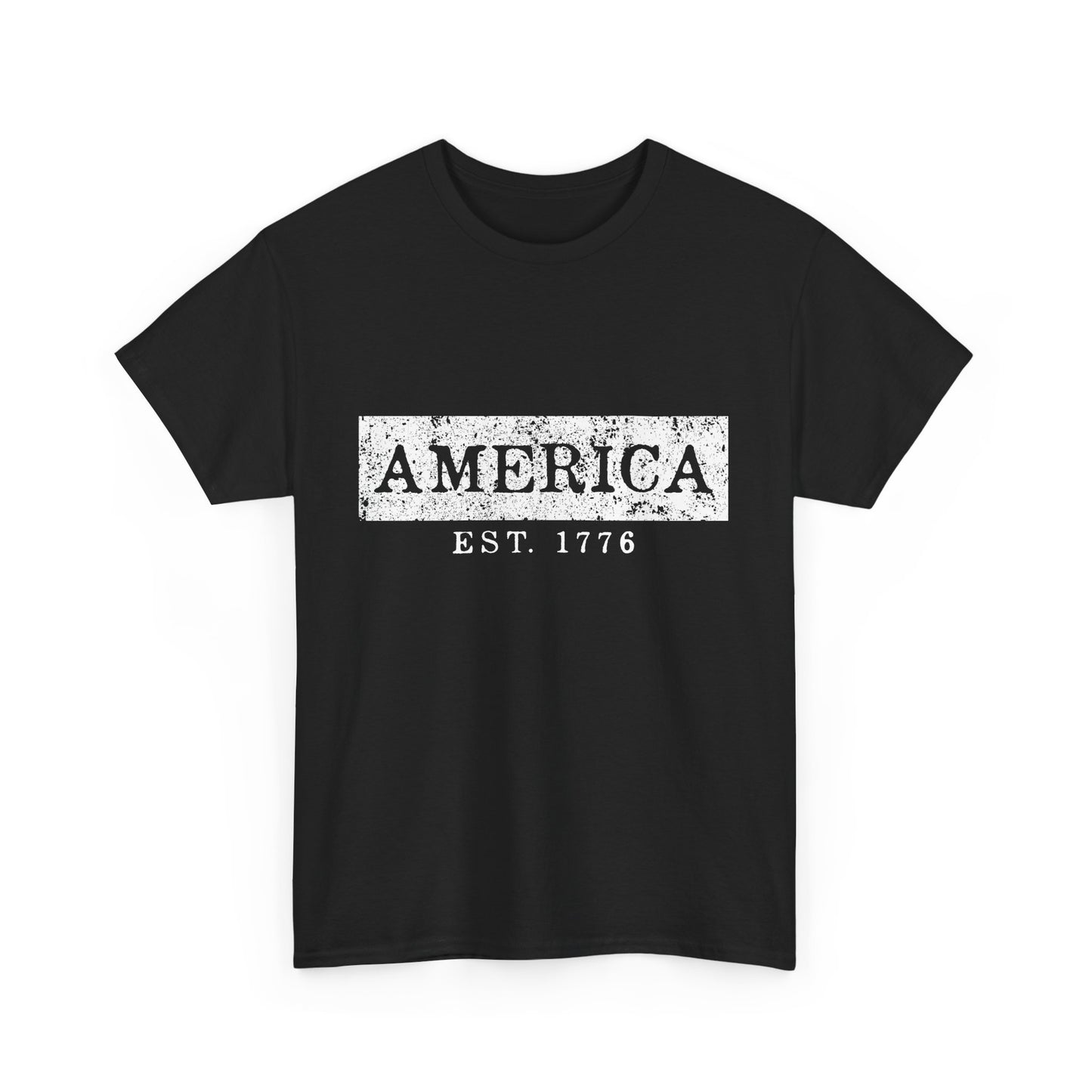 Patriotic Unisex Tee - America EST 1776, Vintage Style Shirt, Independence Day Gift, Casual Wear, Gifts for Him/Her - 13736