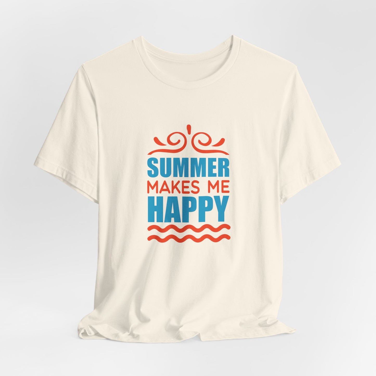 Summer Makes Me Happy - Unisex Jersey Short Sleeve Tee