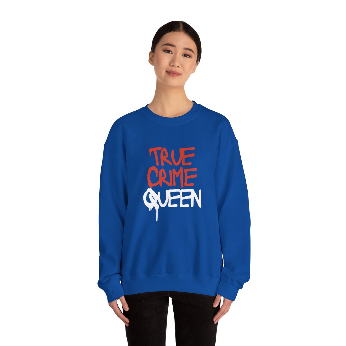 True Crime Queen - Unisex Heavy Blend™ Crewneck Sweatshirt