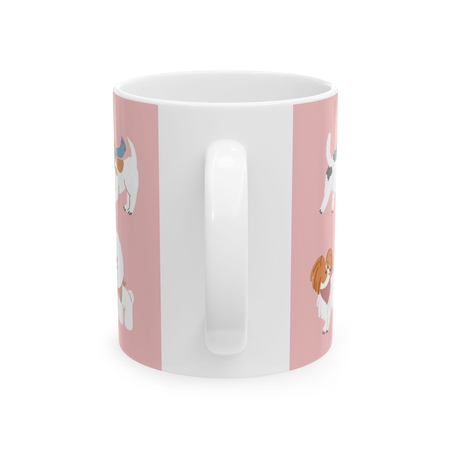 Cute Dog Lovers Ceramic Mug, Pet Owner Gift, Canine Lover Coffee Cup, Dog-Themed Drinkware, Animal Lover Present - 14165