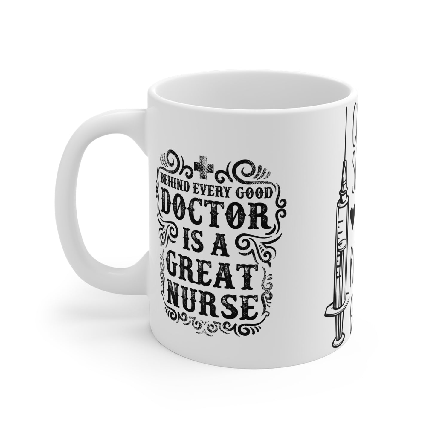 Nurse: Coffee Scrubs & Rubber Gloves - Mug 11oz