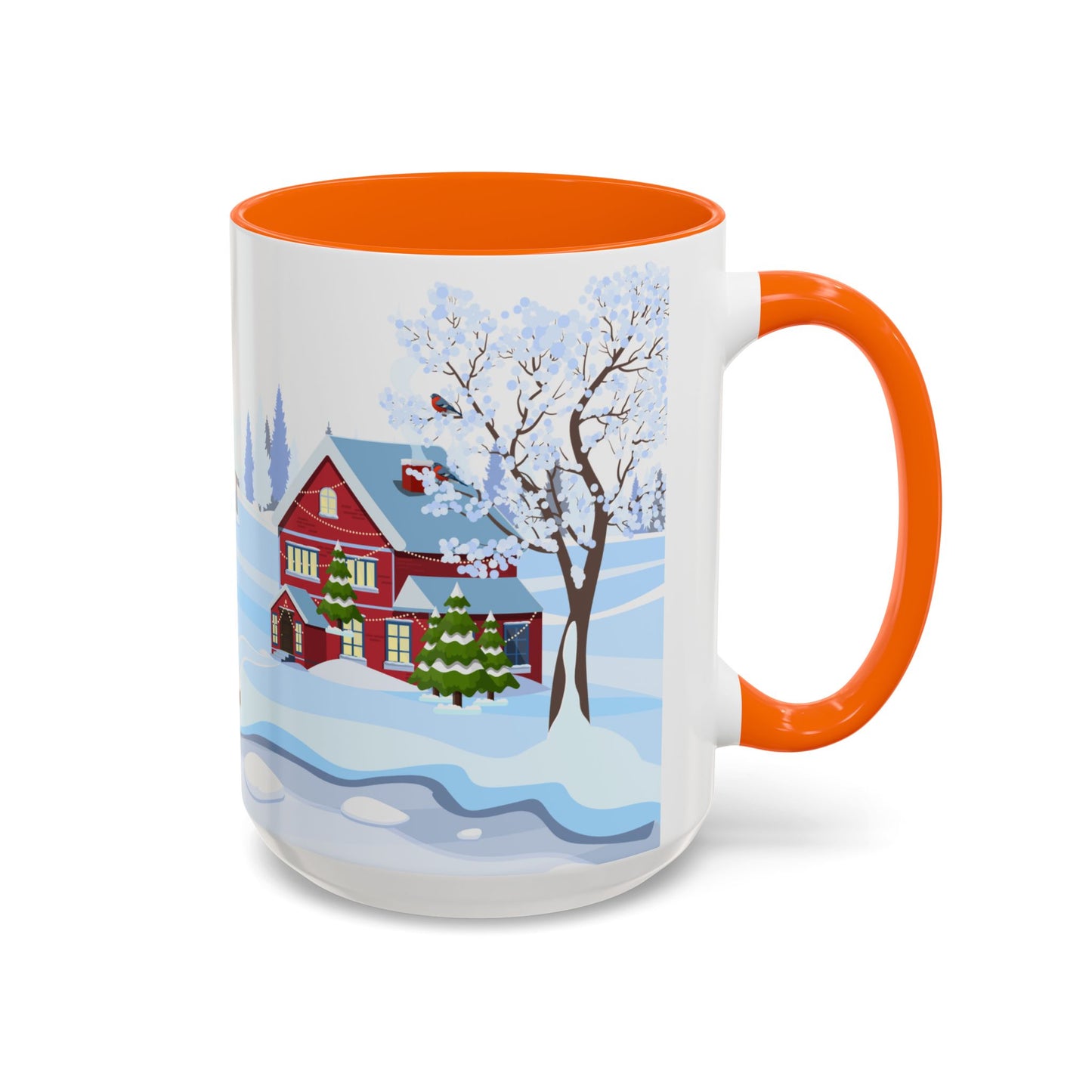 Winter Day Outside - Accent Coffee Mug (11, 15oz) - 10453