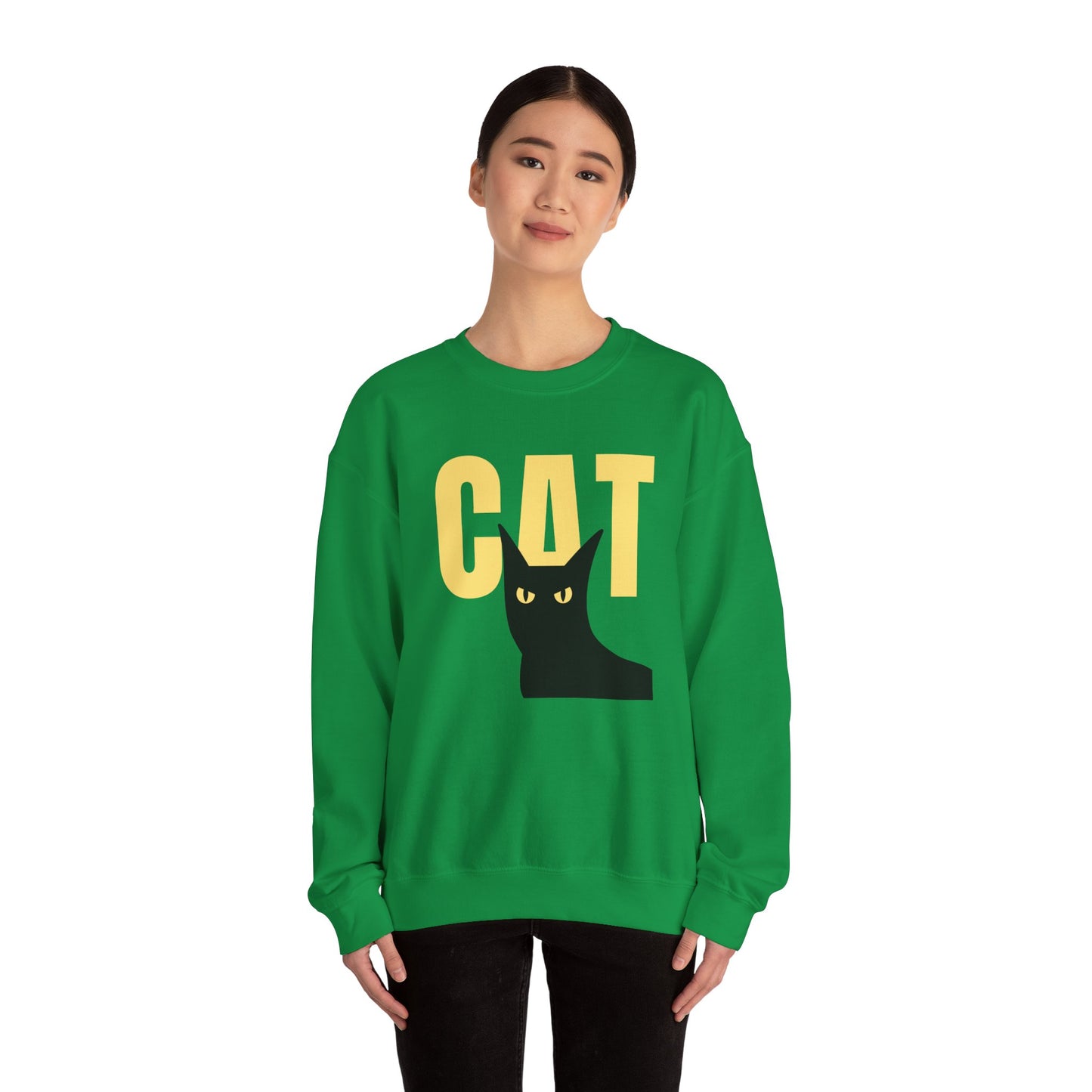 Black Cat - Unisex Heavy Blend™ Crewneck Sweatshirt