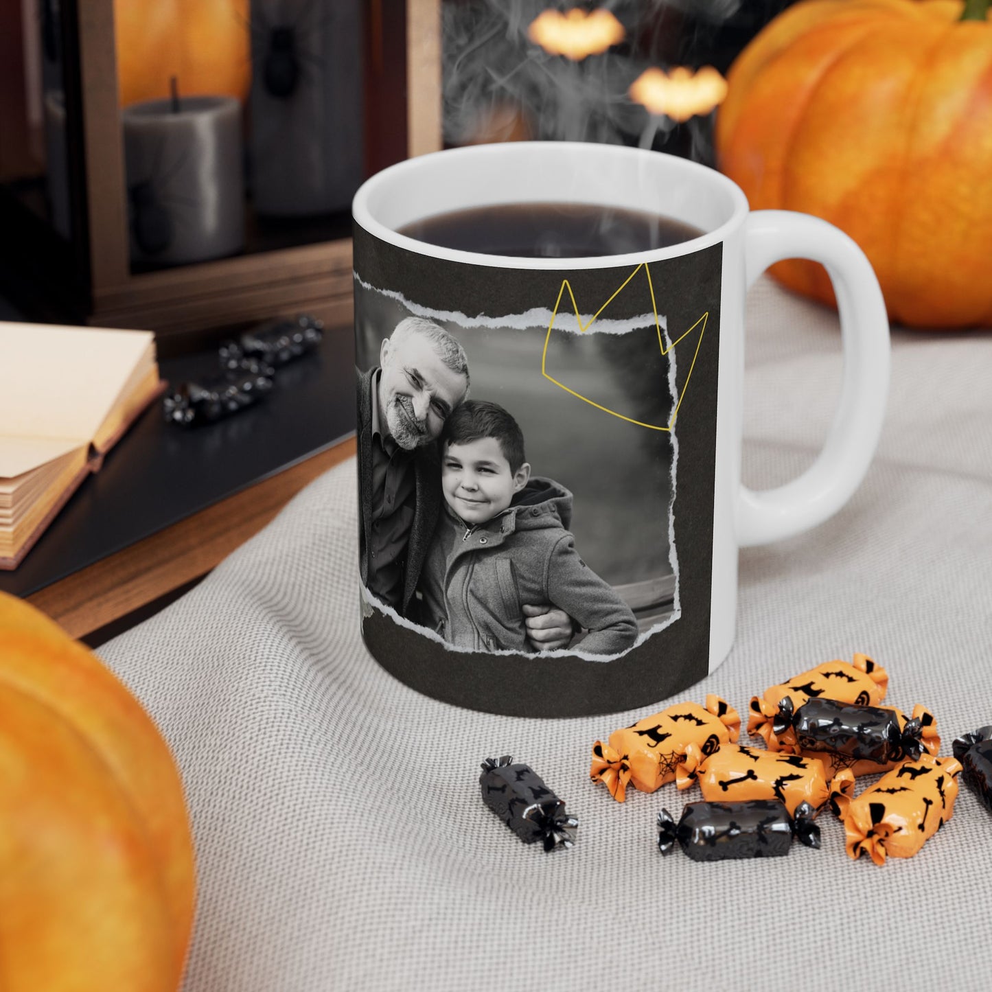 Personalized Ceramic Mug for Grandpa | Unique Gift for Father's Day, Birthday, or Just Because | 11oz and 15oz Sizes - 14063