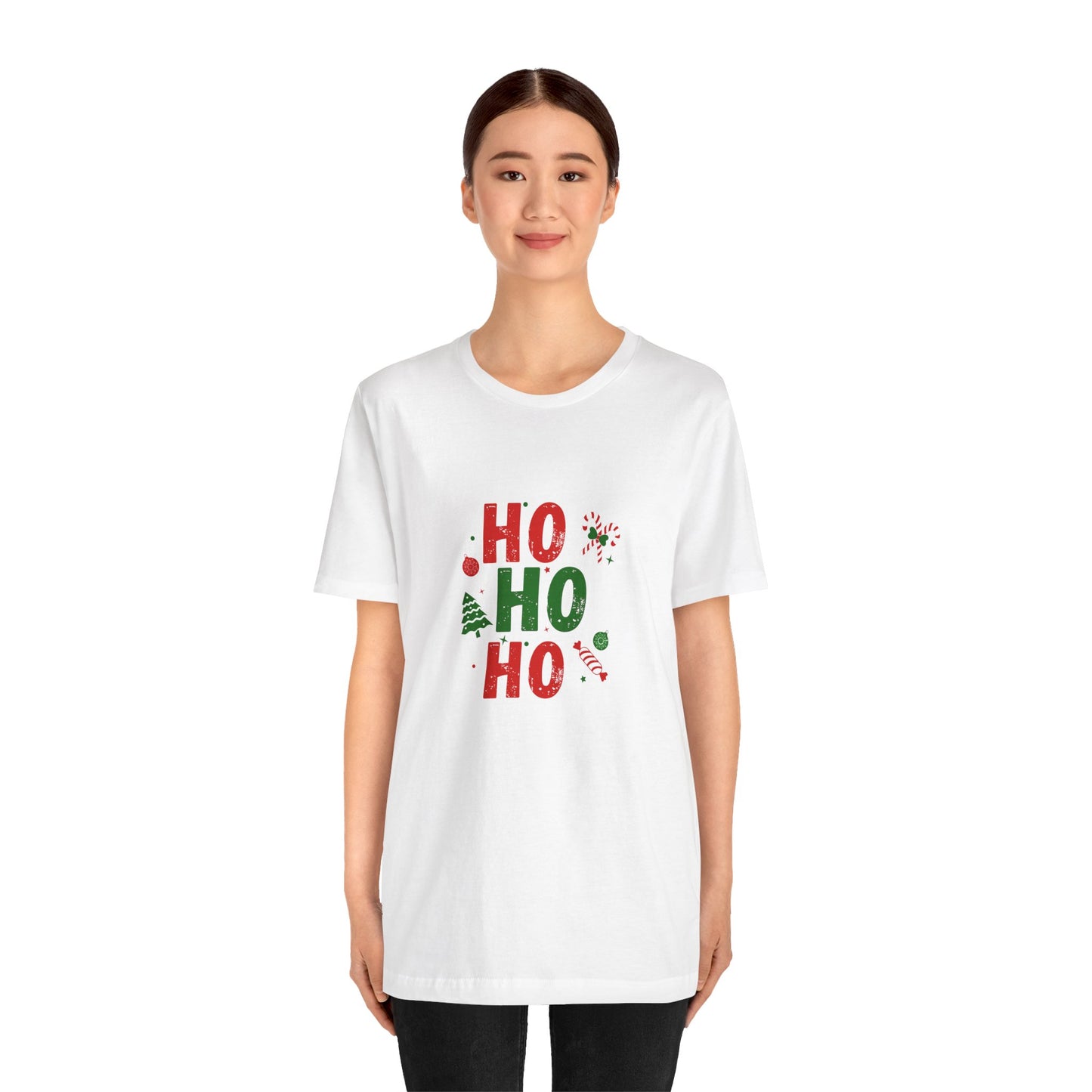 Ho Ho Ho - Unisex Jersey Short Sleeve Tee - 10534