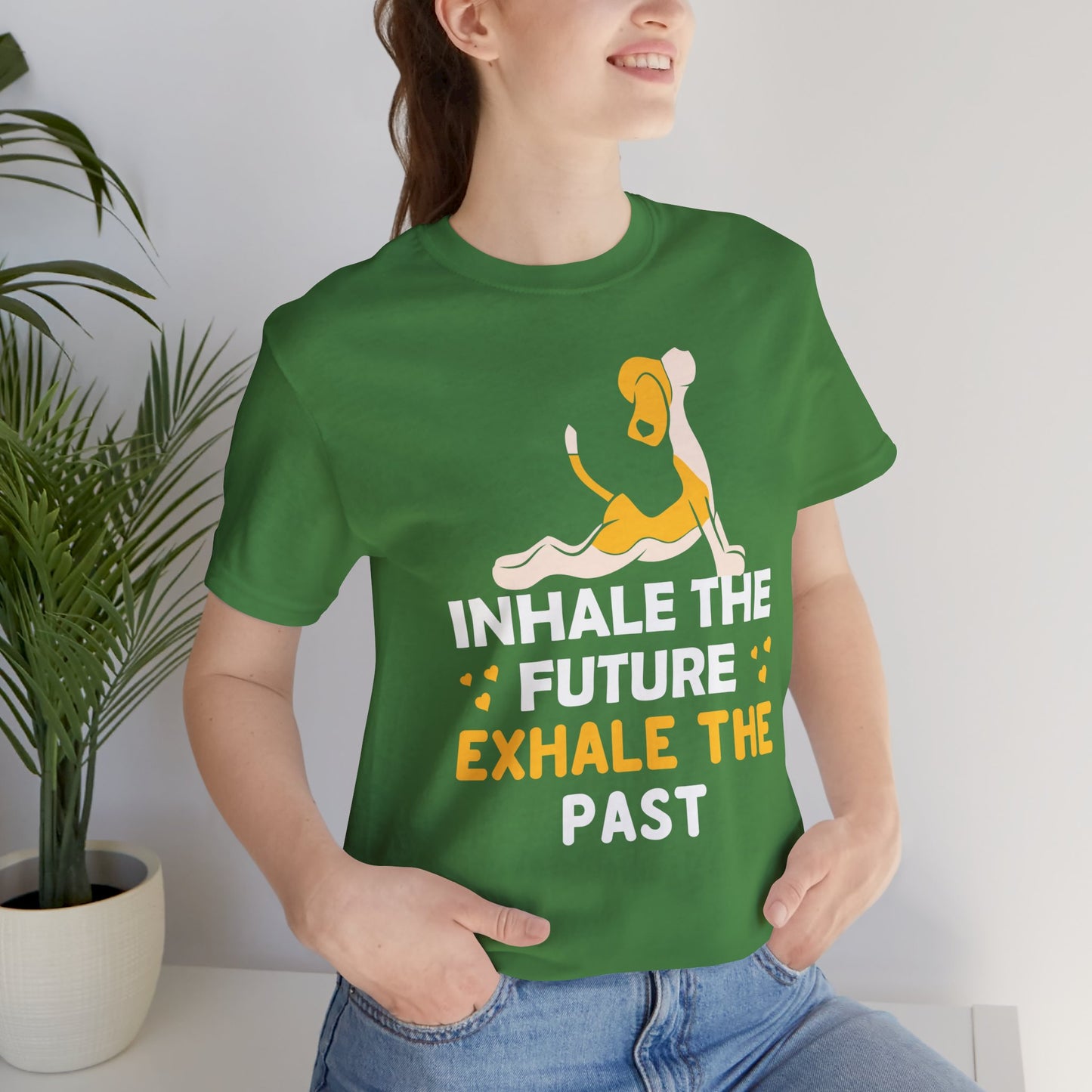 Yoga: Inhale The Future Exhale The Past- Unisex Jersey Short Sleeve Tee