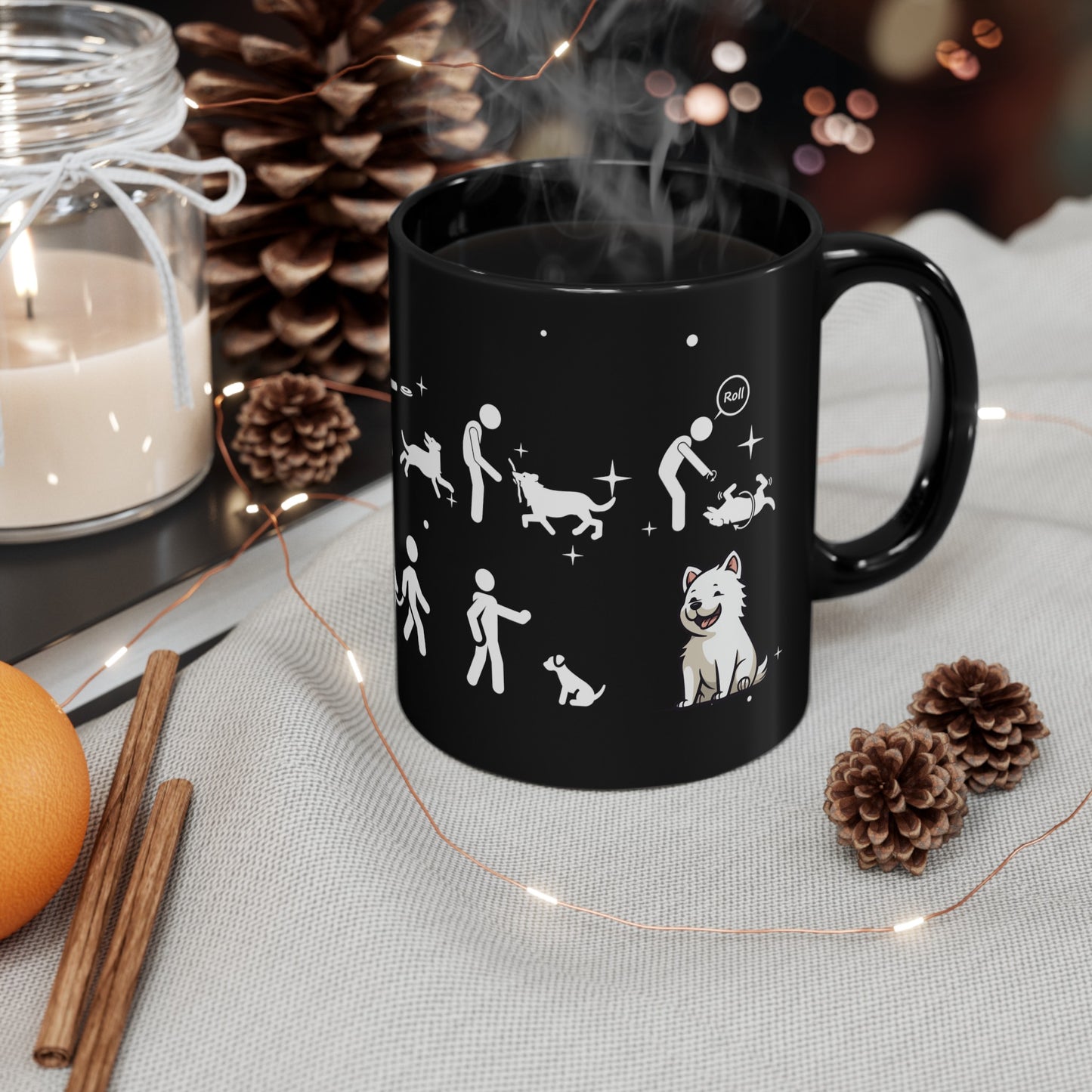 Sorry I Can't, I Have Plans With My Dogs - Black Mug (11oz, 15oz)