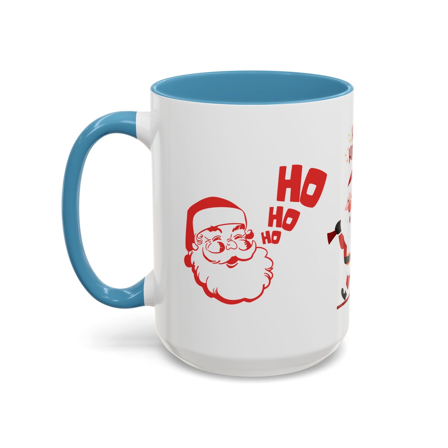 Santa, Ho Ho Holidays  - Accent Coffee Mug (11, 15oz)