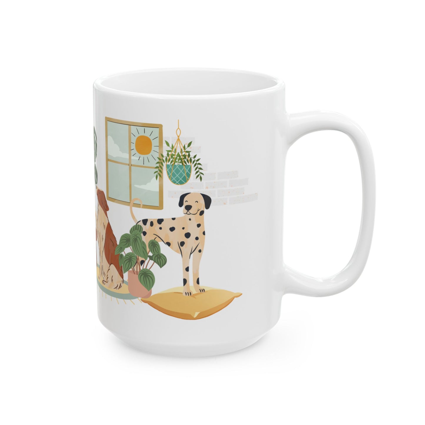 Always Room for One More Dog-Themed Ceramic Mug - Perfect for Pet Lovers, Home Decor, Gift for Dog Owners, Coffee Lover's Collection - 14163