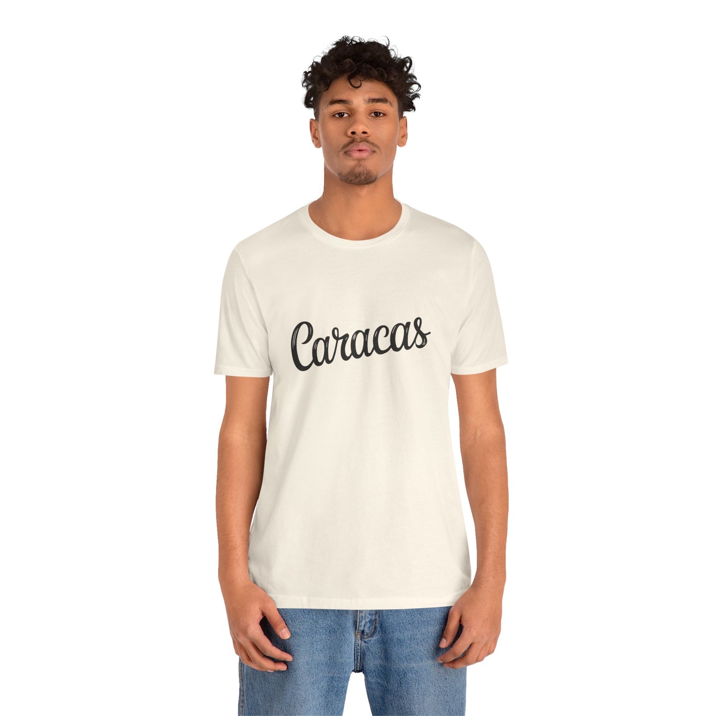 Caracas Unisex Jersey Short Sleeve Tee - Casual Graphic T-Shirt for Everyday Wear - 12270