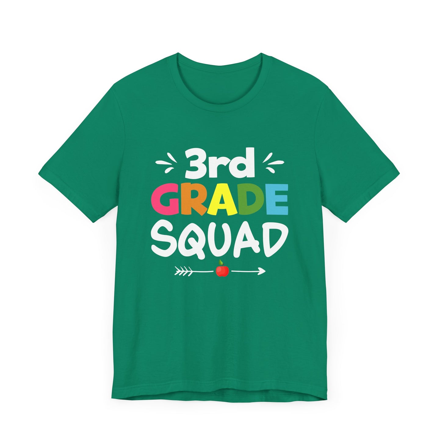 Teacher: 3rd Grade Squad - Unisex Jersey Short Sleeve Tee - 13441
