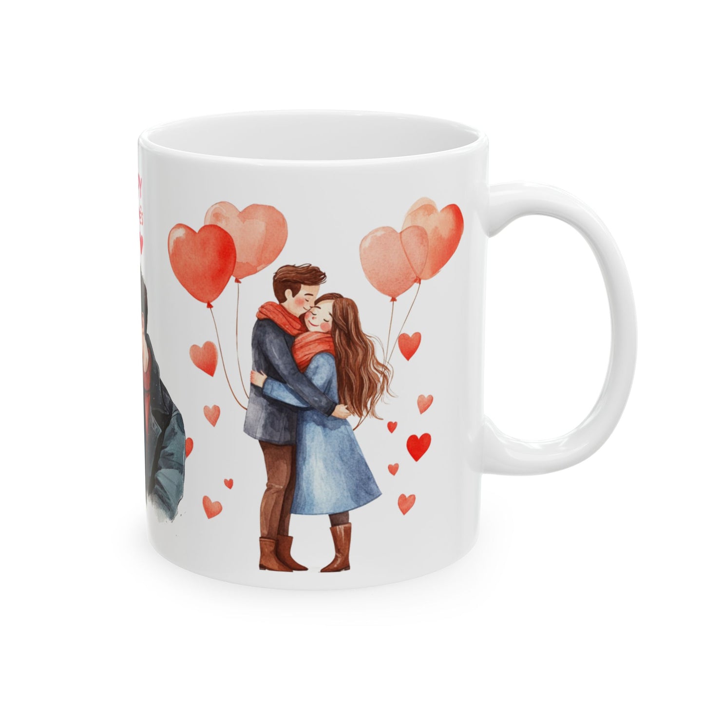 Happy Valentine's Day - Ceramic Mug, (11oz, 15oz) - 11592