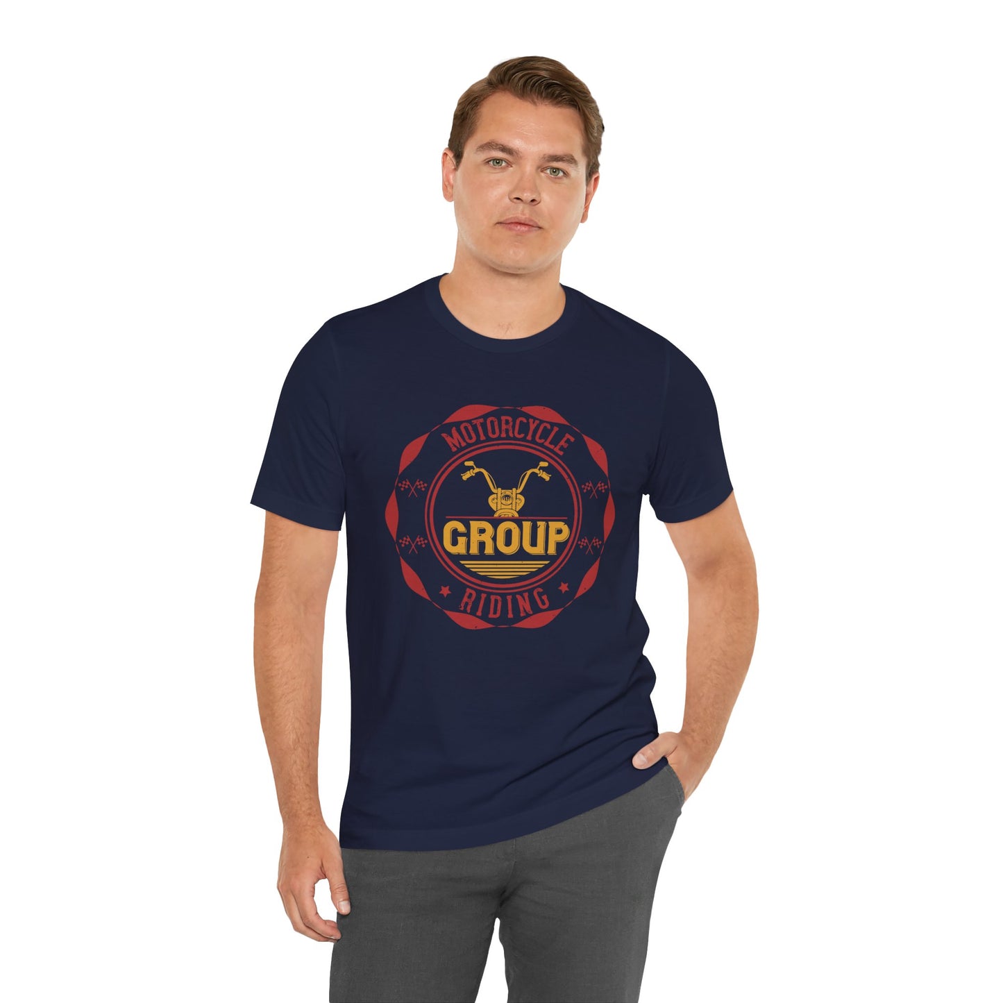 Motorcycle Group Riding - Unisex Jersey Short Sleeve Tee - 13893