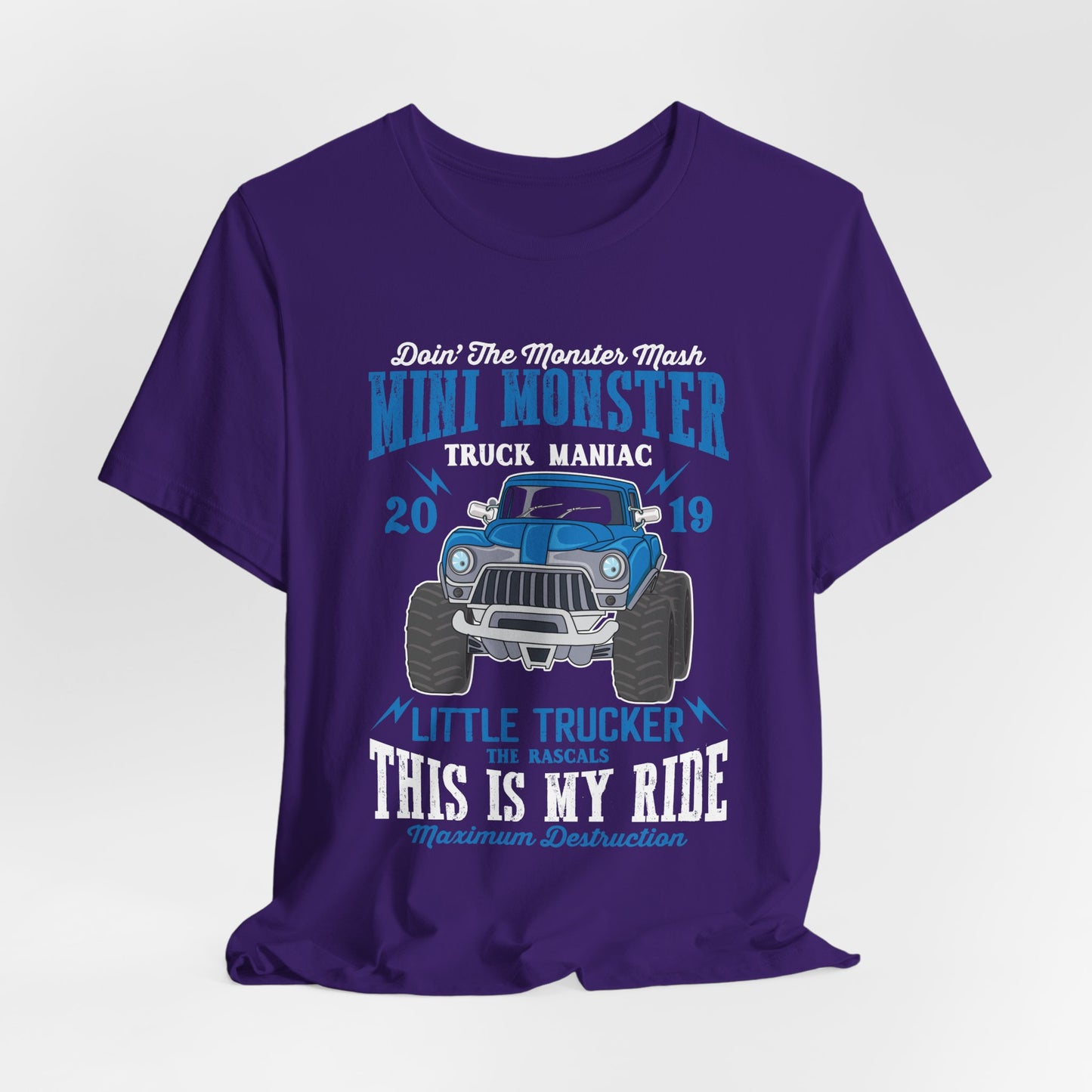 Mini Monster, Little Trucker, This is My Ride - Unisex Jersey Short Sleeve Tee - 12573