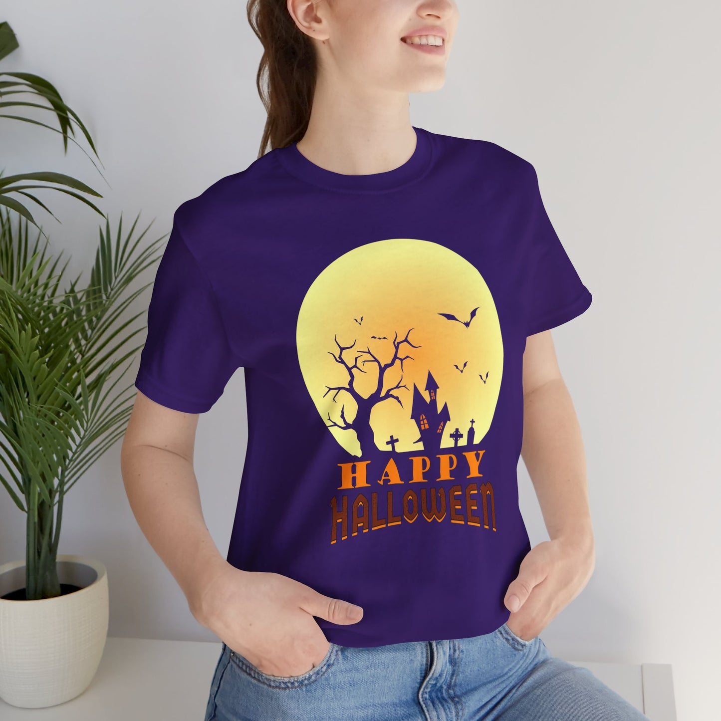 Happy Halloween - Unisex Jersey Short Sleeve Tee - 12311