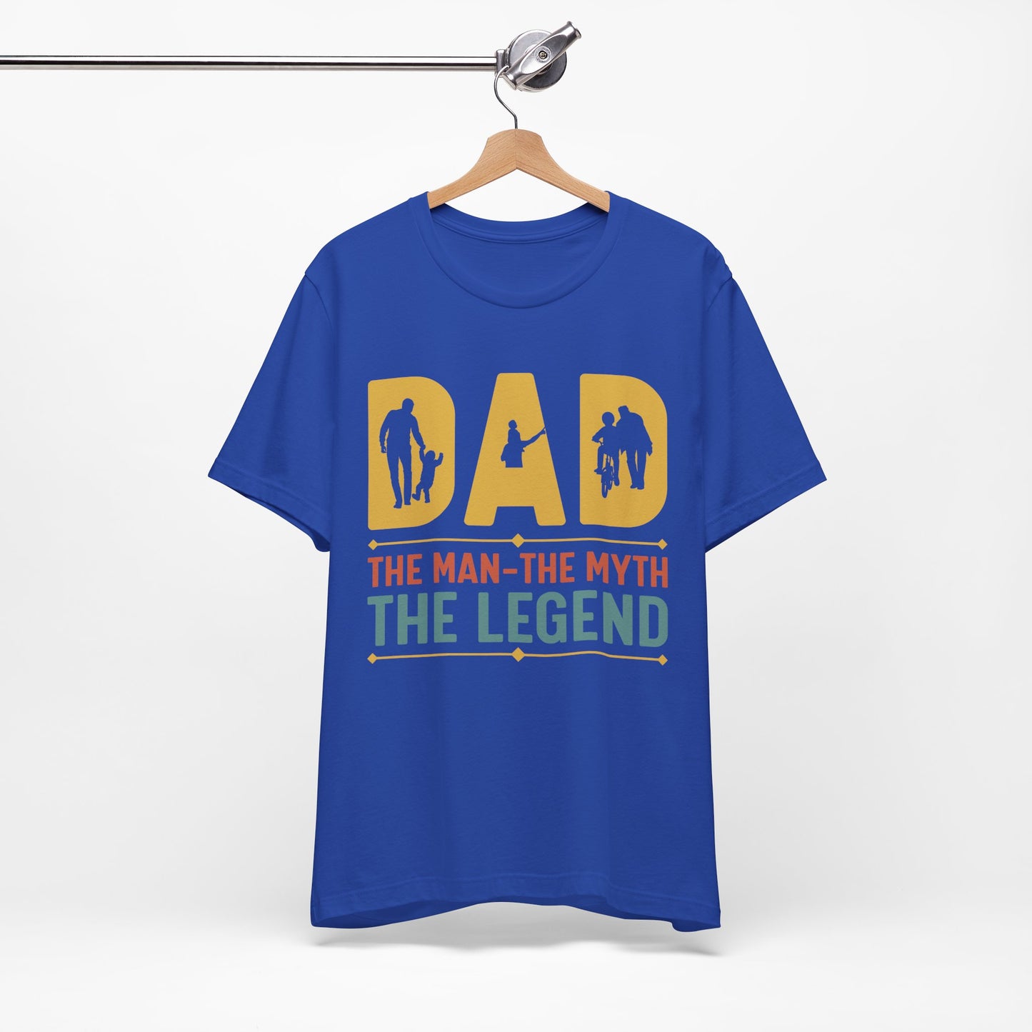 Dad, The Man, The Myth, The Legend - Unisex Jersey Short Sleeve Tee - 13728