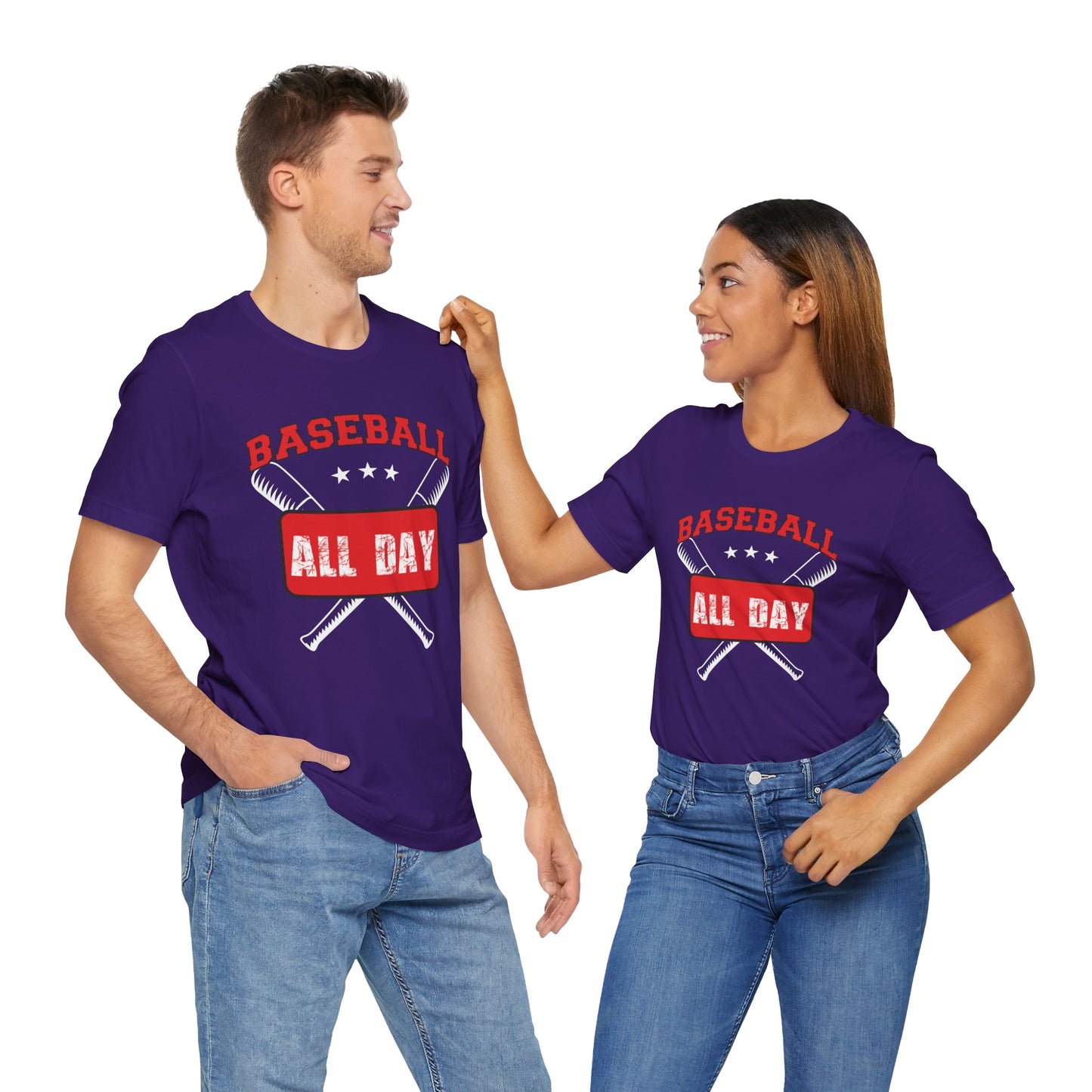 Baseball All Day - Unisex Jersey Short Sleeve Tee