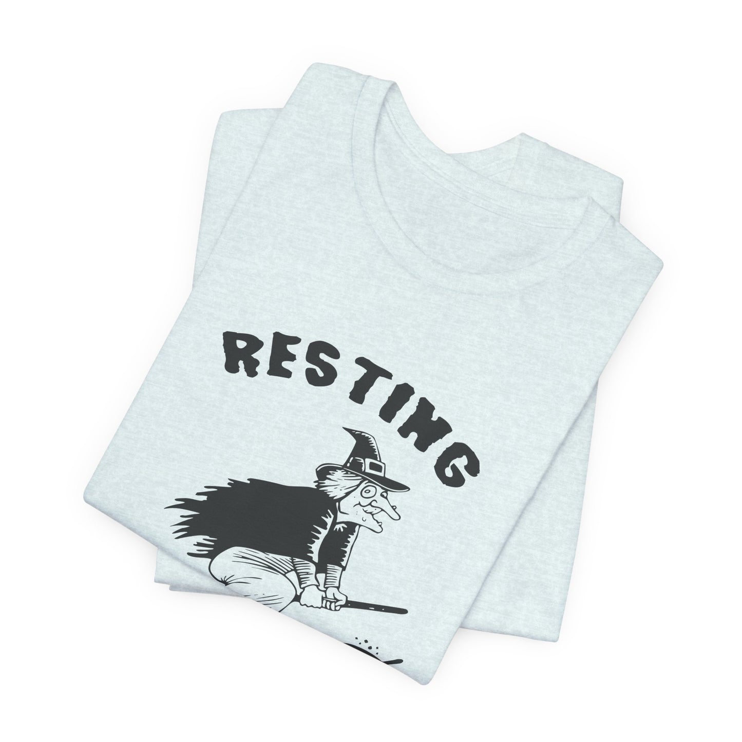 Halloween: Resting Witch Face - Unisex Jersey Short Sleeve Tee - 12665