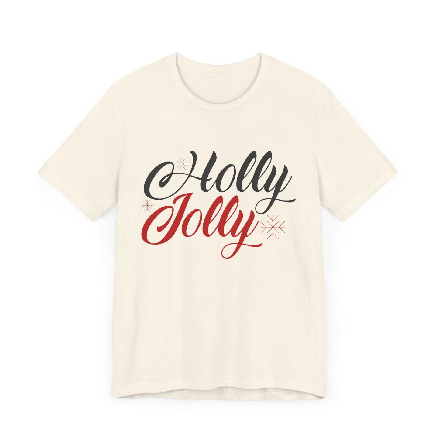 Christmas: Hollly Jolly - Unisex Jersey Short Sleeve Tee