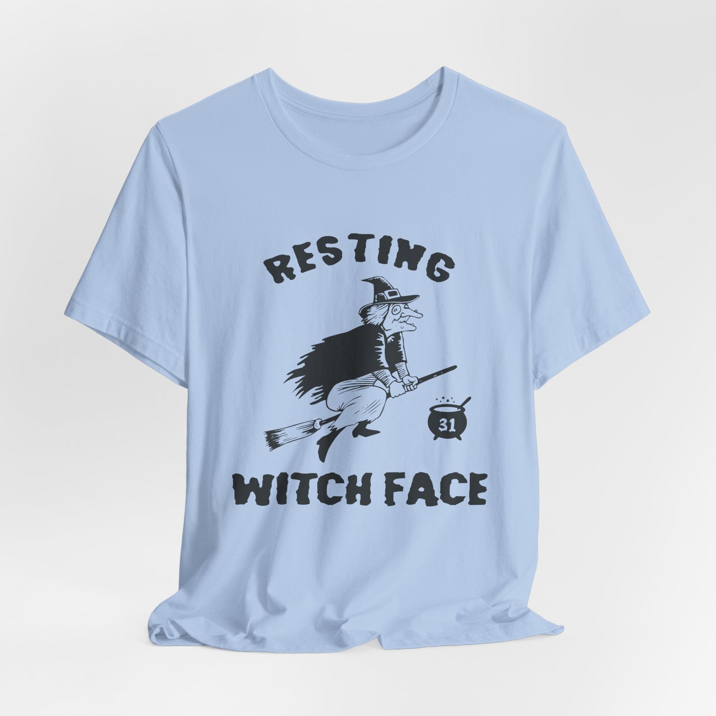 Halloween: Resting Witch Face - Unisex Jersey Short Sleeve Tee - 12665