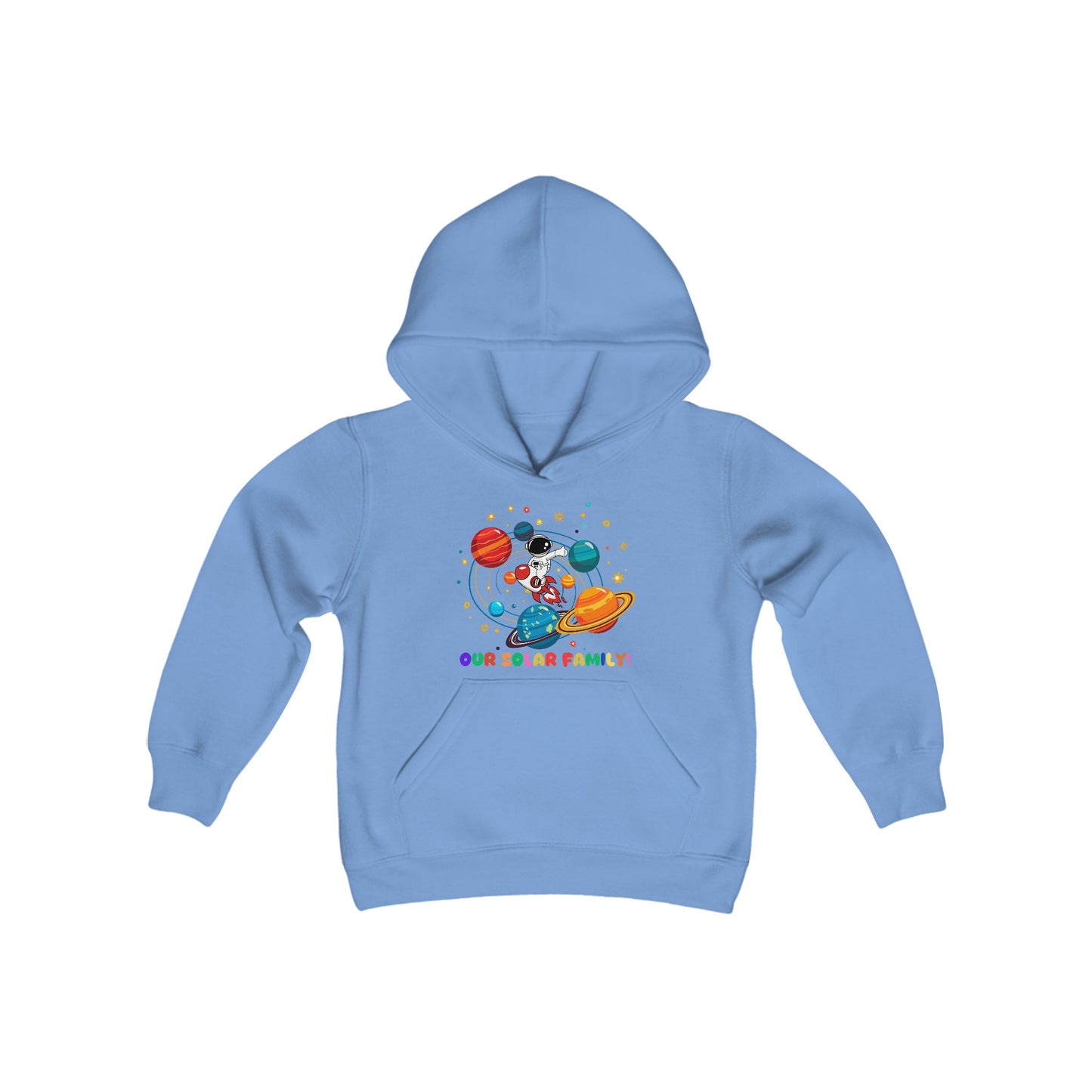 Our Solar Family! - Youth Heavy Blend Hooded Sweatshirt