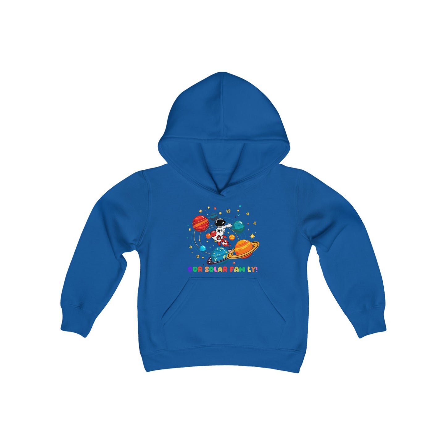 Our Solar Family! - Youth Heavy Blend Hooded Sweatshirt