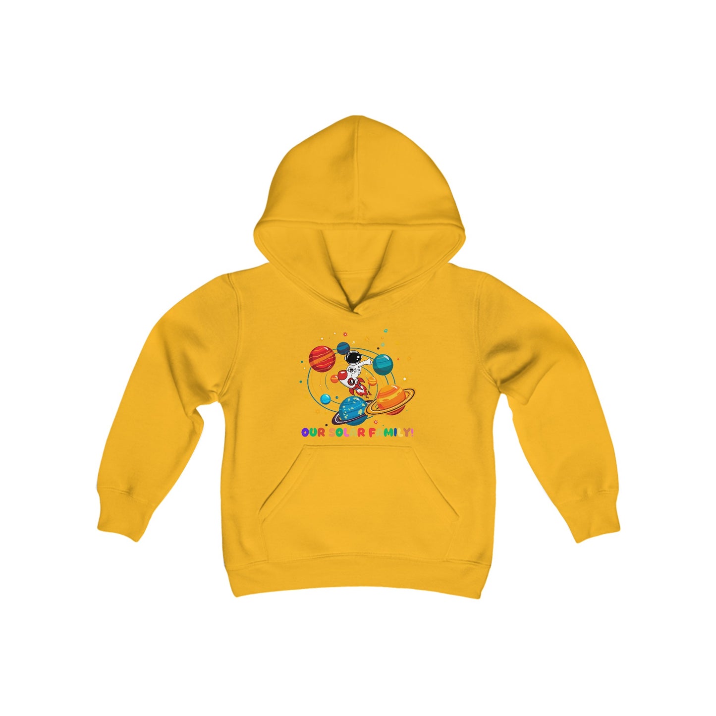 Our Solar Family! - Youth Heavy Blend Hooded Sweatshirt